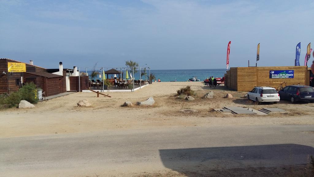 Le Camping De La Plage Aregno ภายนอก รูปภาพ
